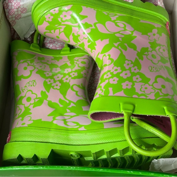 Lilly Pulitzer Other - Lilly Pulitzer Kids Swellie Rain Boots Size 10 New In Box